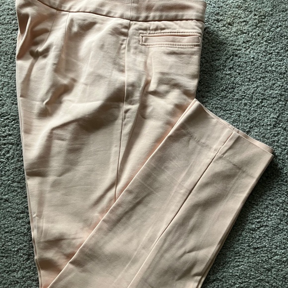 Talbots Hampshire ankle pant in peach color - Picture 4 of 5